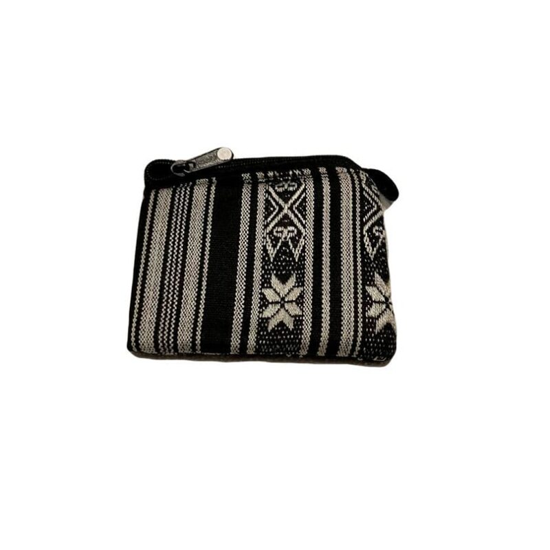 Cartera Mini Ecuador Blanca y Negra