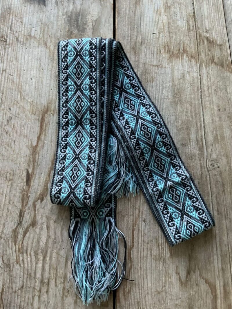 Faja Quechua Azul y Negra 5