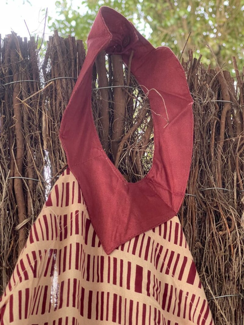 Vestido Malala Etnico Red - Imagen 7