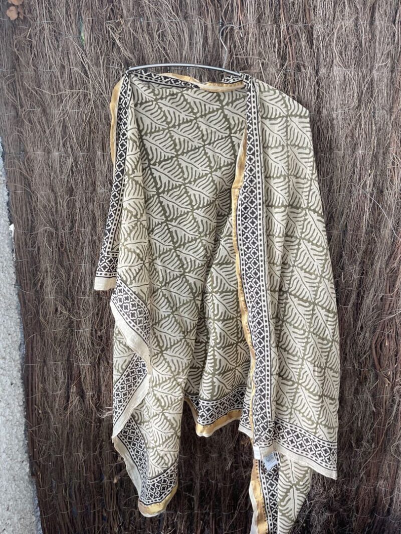 Kaftan Pareo Block Print Sara - Imagen 7