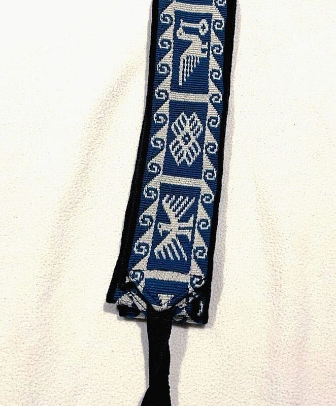 Faja Quechua azul y negra