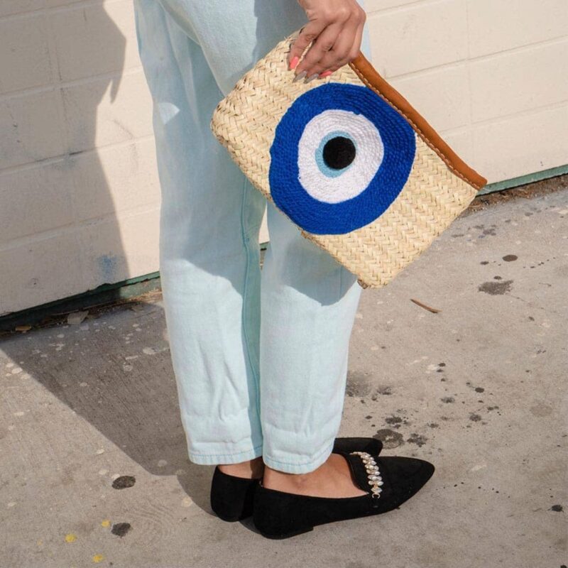 Clutch Mimbre Round - Imagen 2