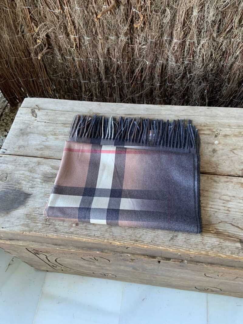 Bufanda Reversible Tonos Marrones y Beige, Mire - Imagen 4