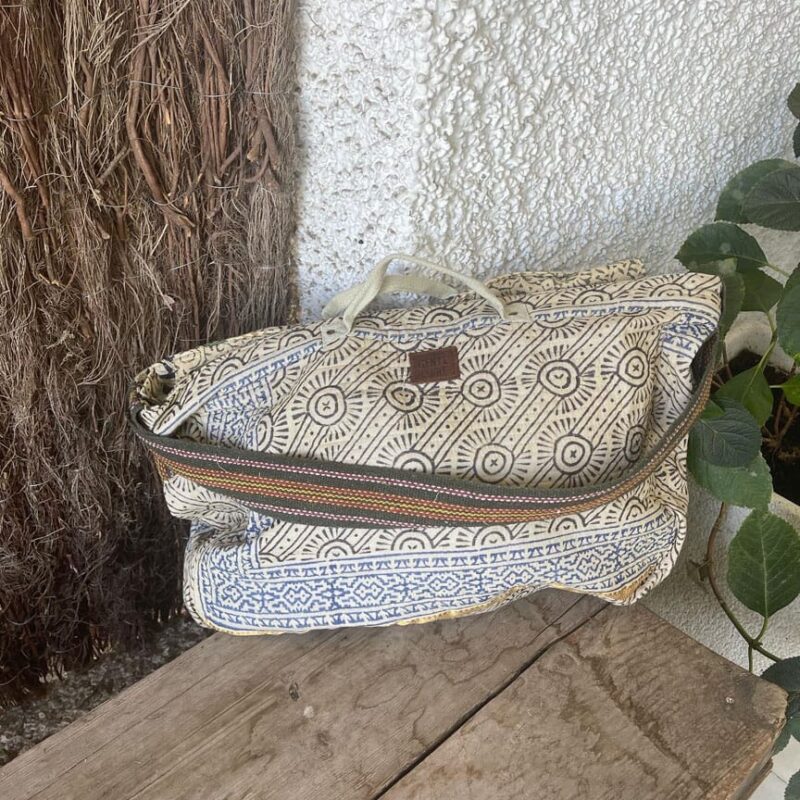 Bolsa de Tela Block Print Stephie