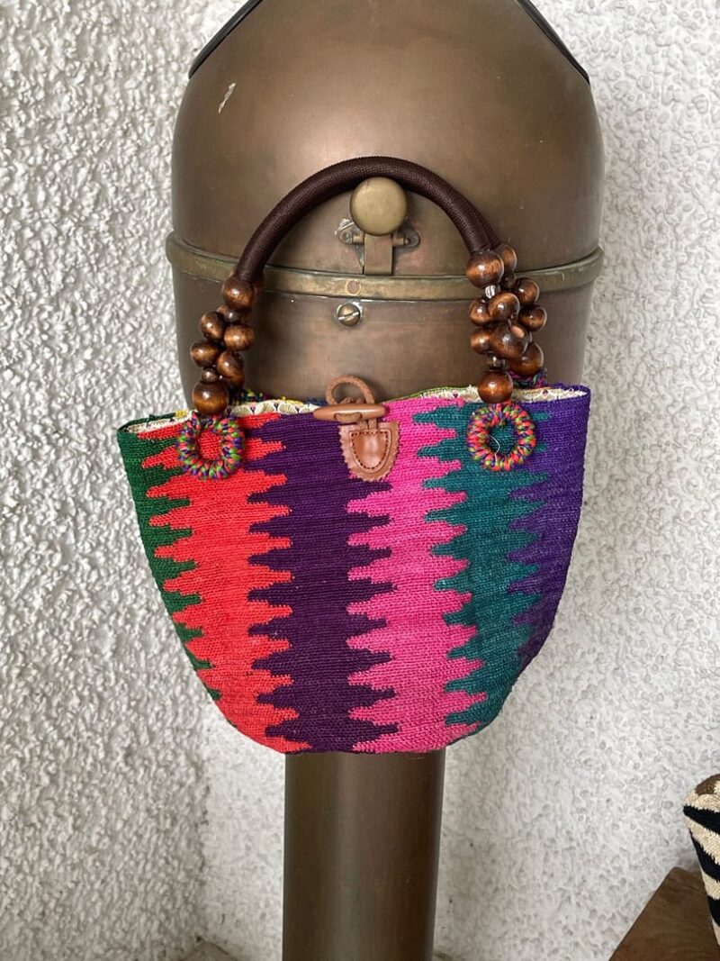 Shigra con asas multicolor Maya - Imagen 3