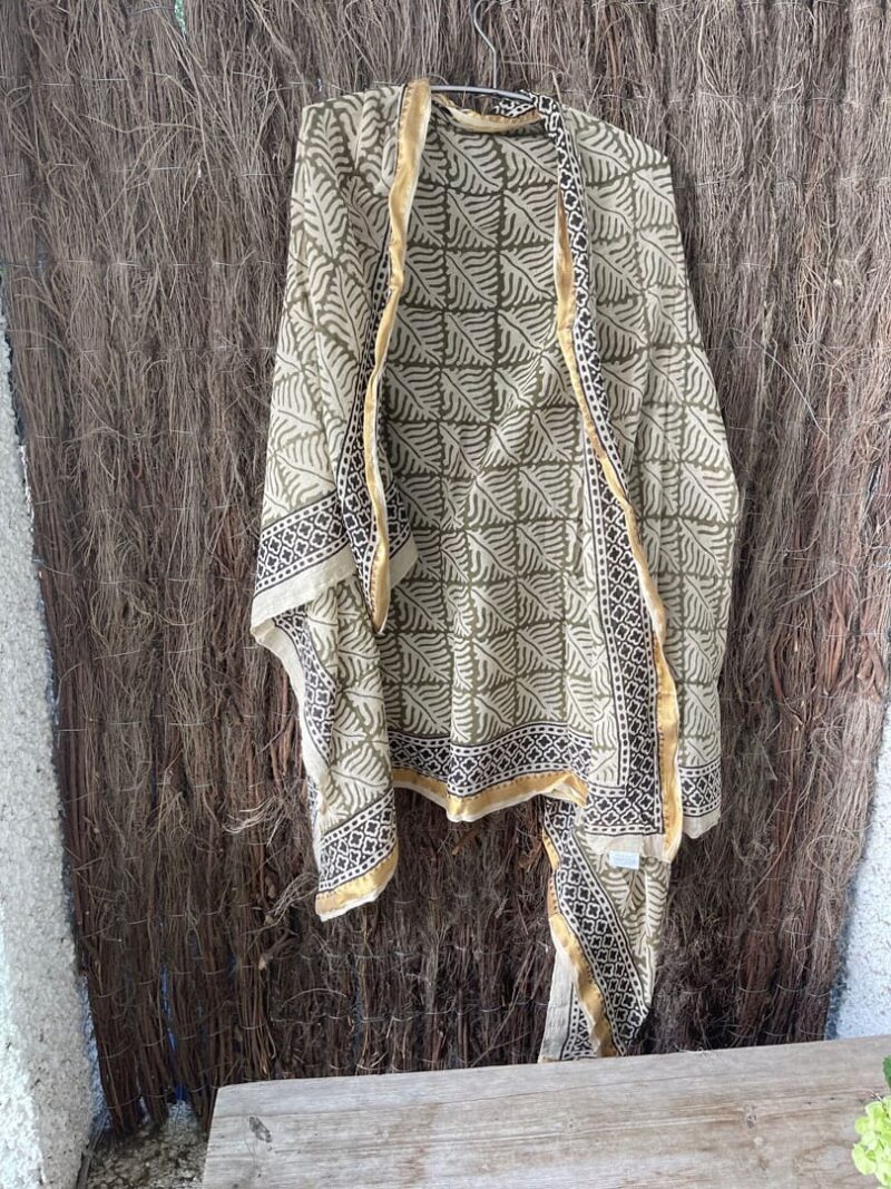 Kaftan Pareo Block Print Sara - Imagen 10