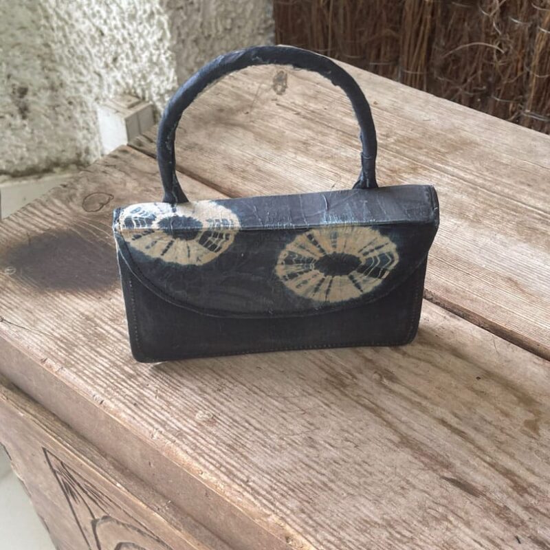 Bolso de Tela Azul Lis