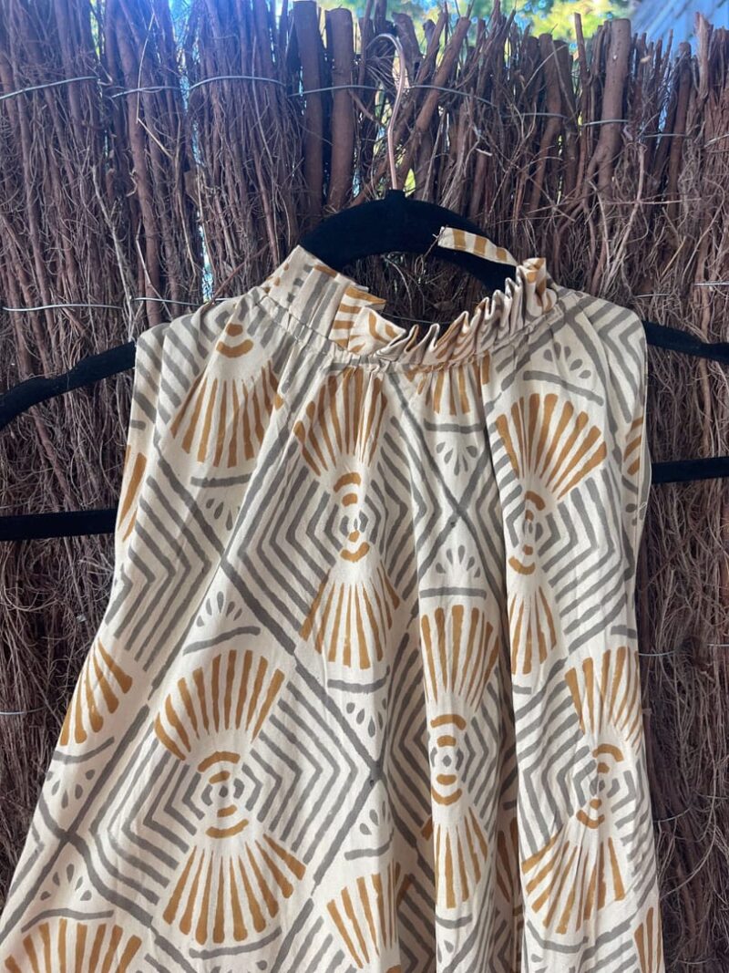 Vestido Etnico Dolores Gold - Imagen 4