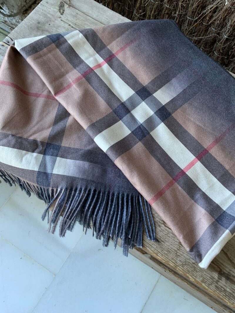 Bufanda Reversible Tonos Marrones y Beige, Mire - Imagen 2