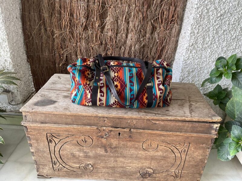 Bolsa Viaje Otavalo tonos marrones - Imagen 2