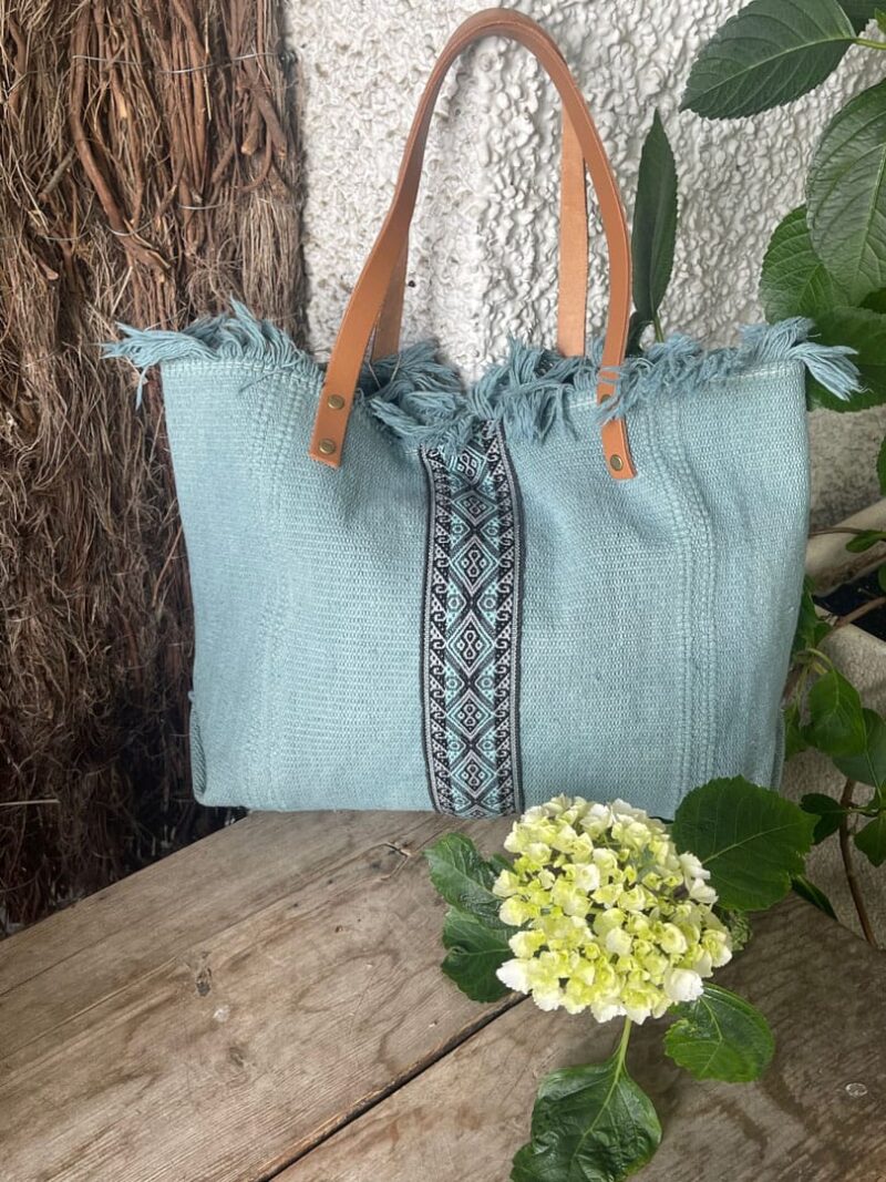 Bolso Lona Lula Azul Claro