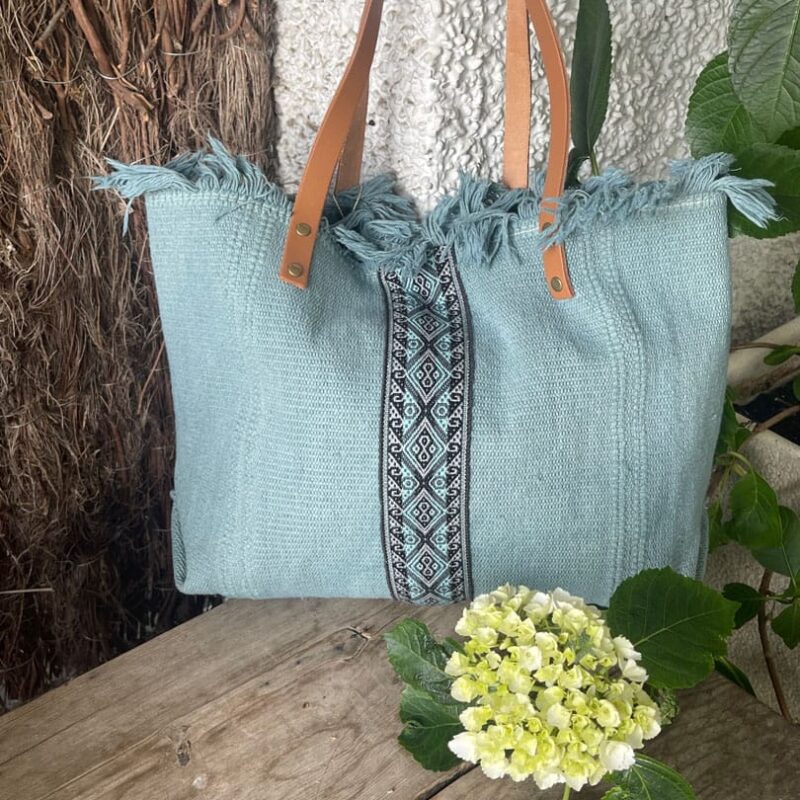 Bolso Lona Lula Azul Claro