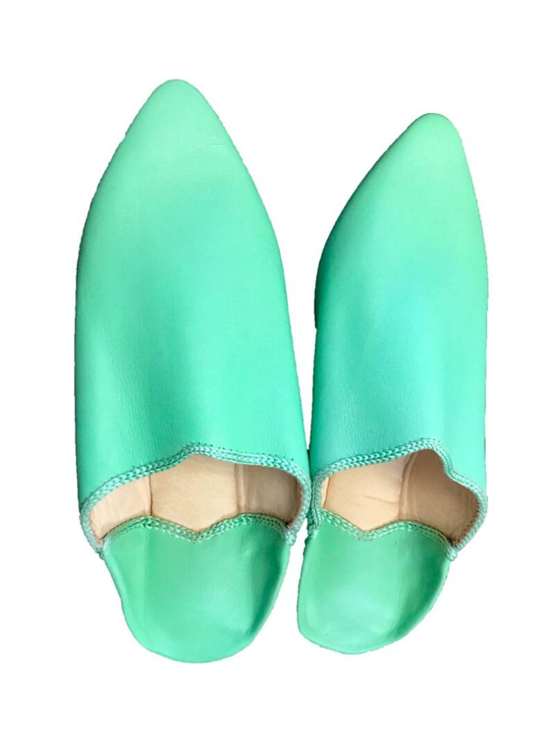 Babuchas Verde Agua