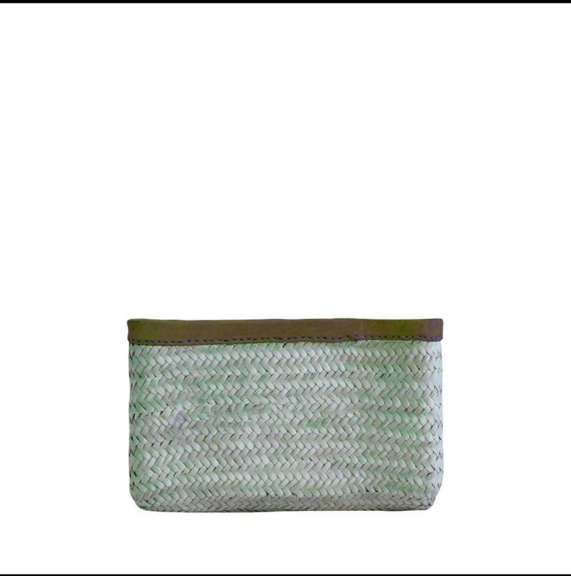 Clutch Mimbre Cuir