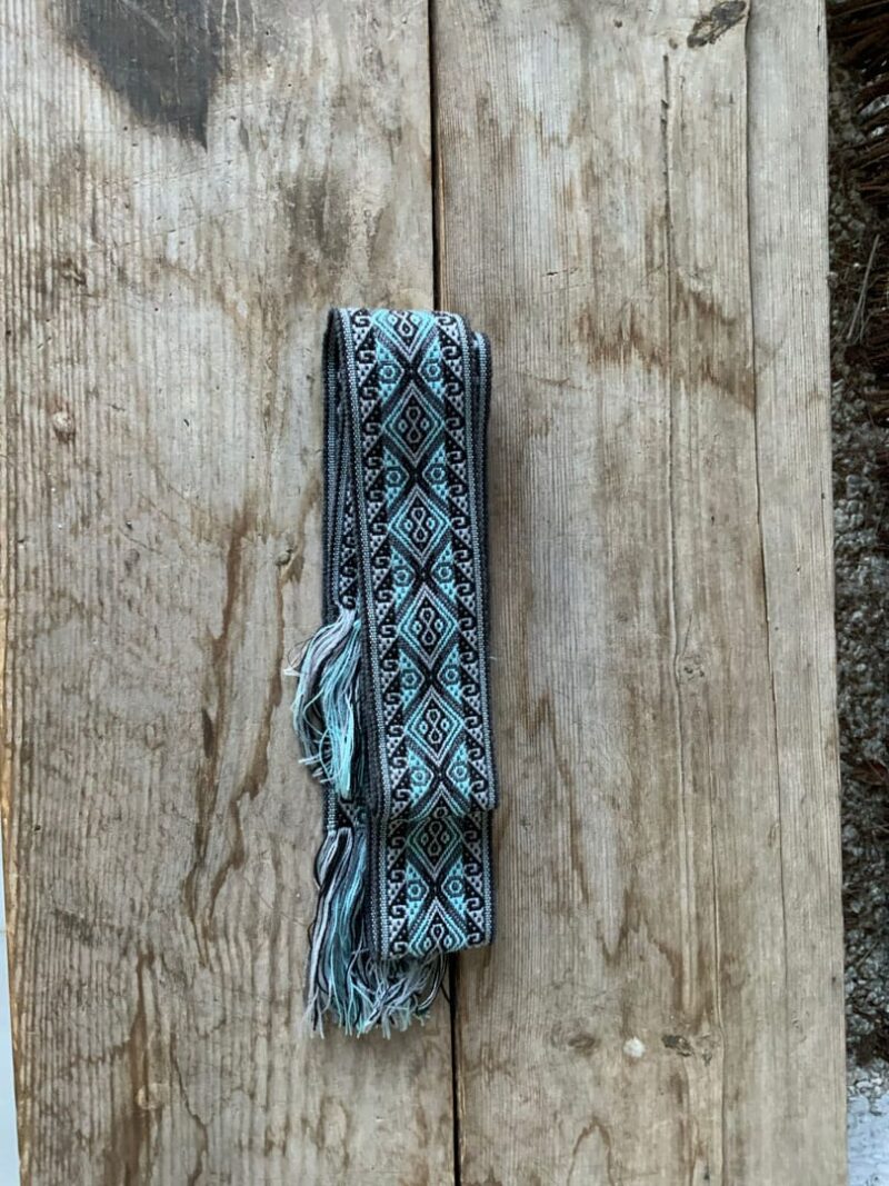 Faja Quechua Azul y Negra 5 - Imagen 2