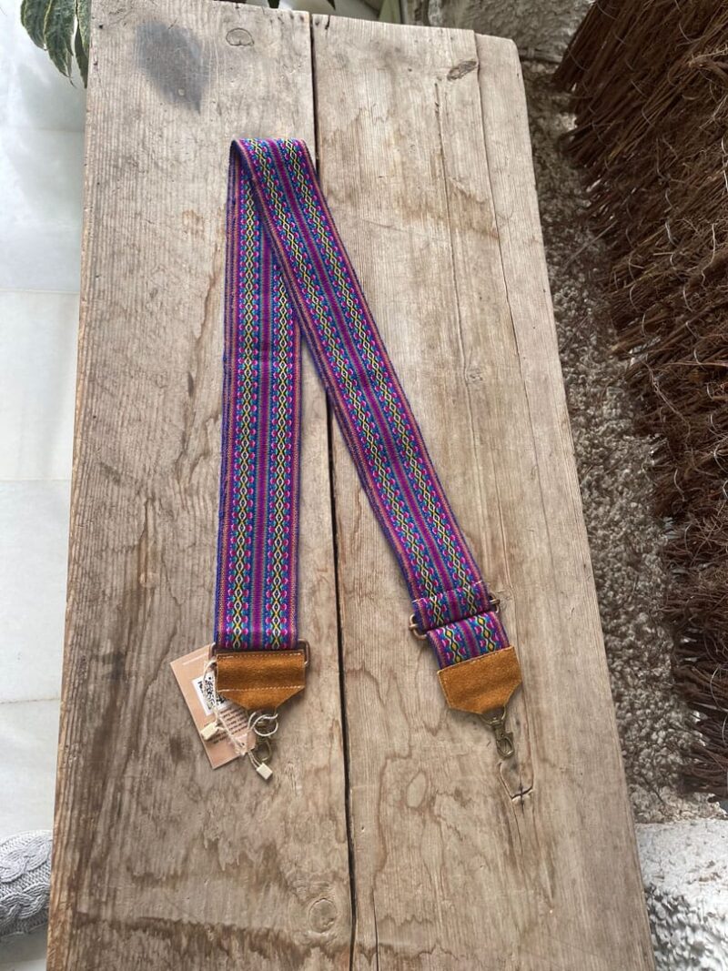 Correa con ante ajustable para bolso Lila
