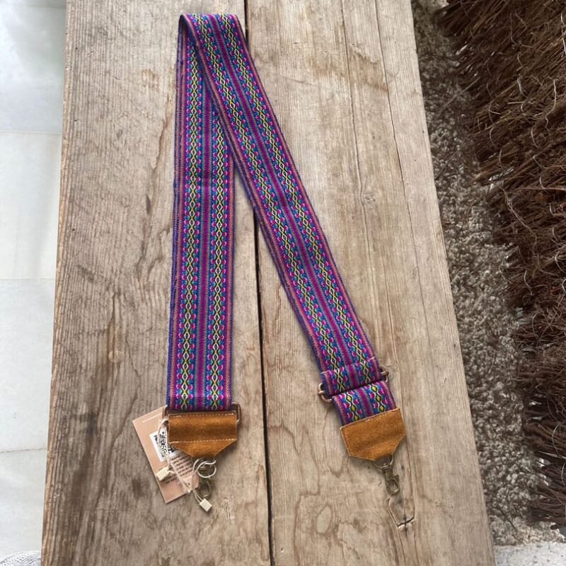 Correa con ante ajustable para bolso Lila