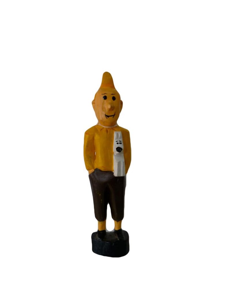 Figura Madera Tintin y Milu