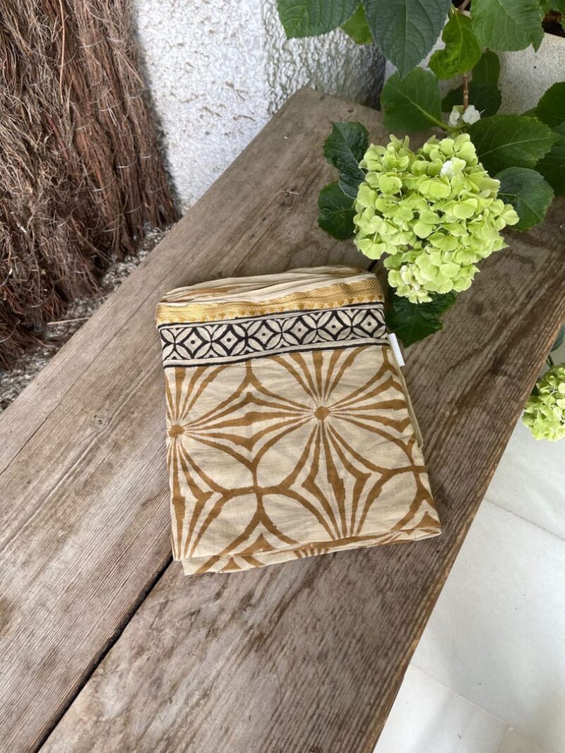Kaftan Pareo Block Print Savannah - Imagen 9