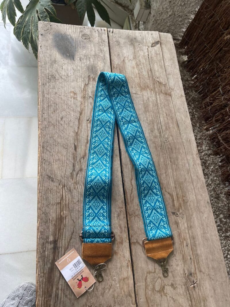Correa con ante ajustable para bolso Blue