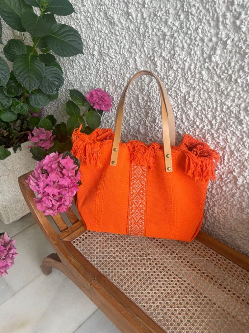 Bolso Lona Lula Naranja Chillón