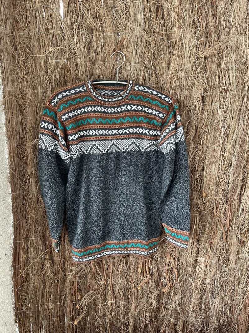 Jersey gris marengo cenefas Milagros