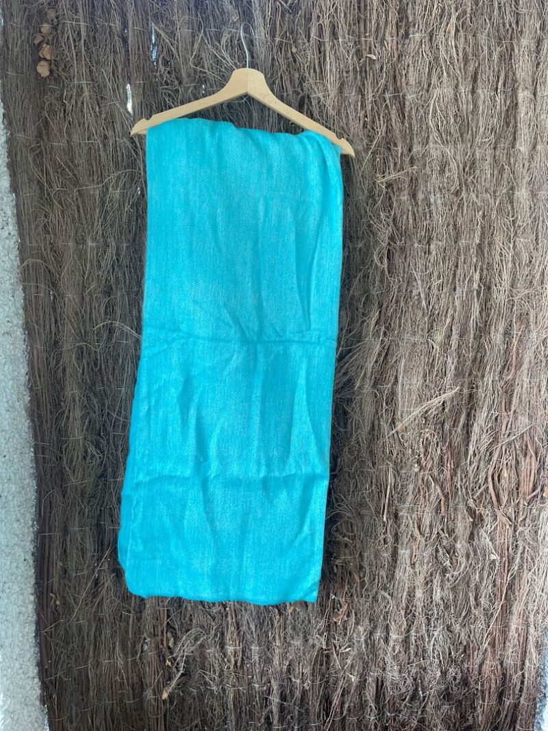 Manta Alpaca Azul Turquesa - Imagen 4