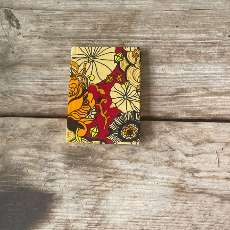 Cuaderno de tela pequeño Flor