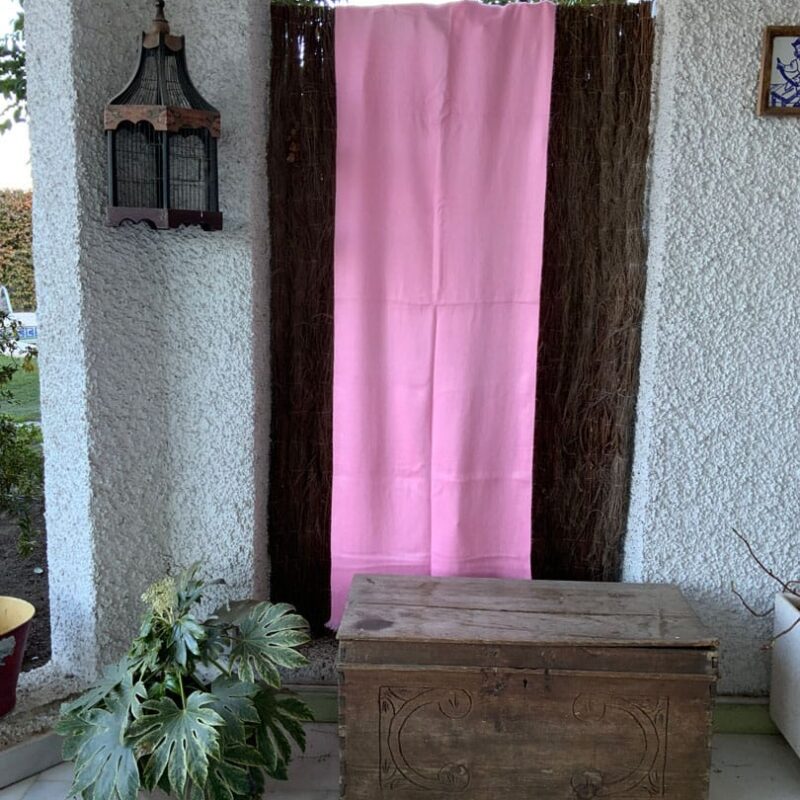Bufanda Alpaca Rosa, Chicle