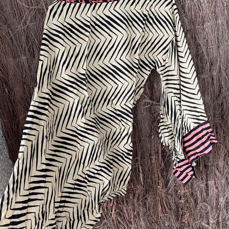 Vestido Asimetrico Zebra