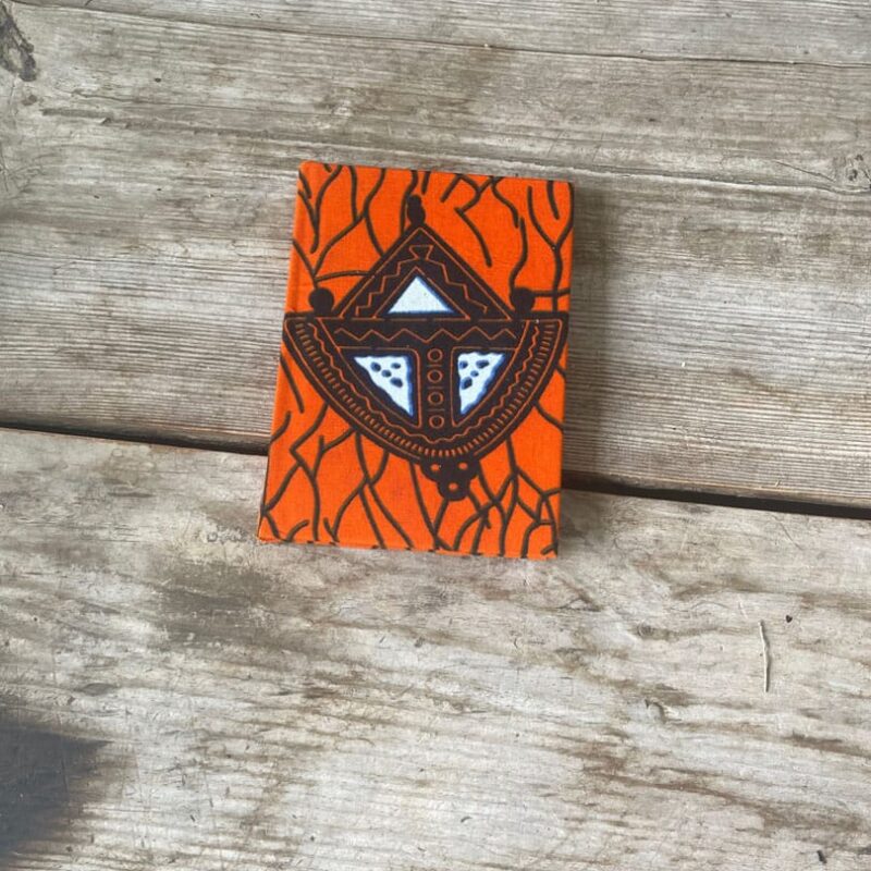 Cuaderno de tela pequeño Naranja