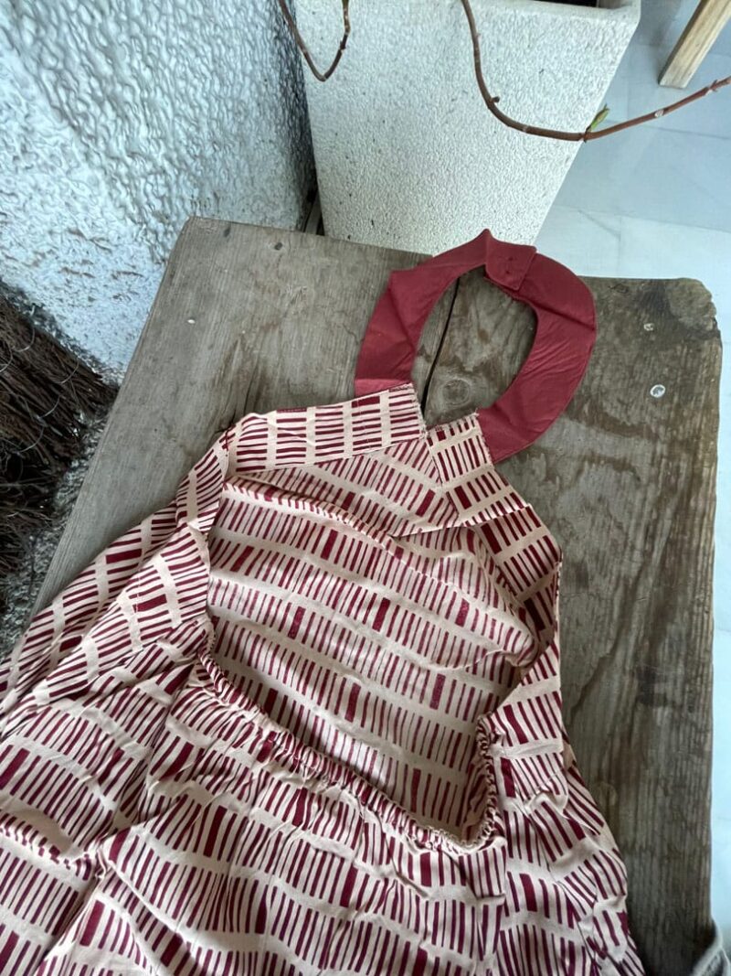Vestido Malala Etnico Red - Imagen 2