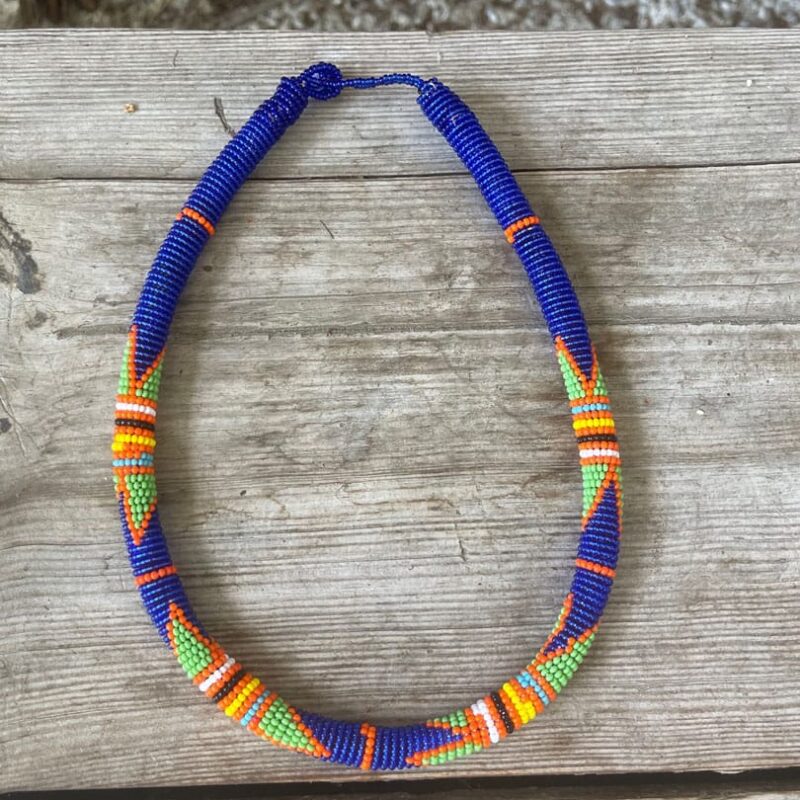 Collar Etnico Gambia Amarillo y Morado