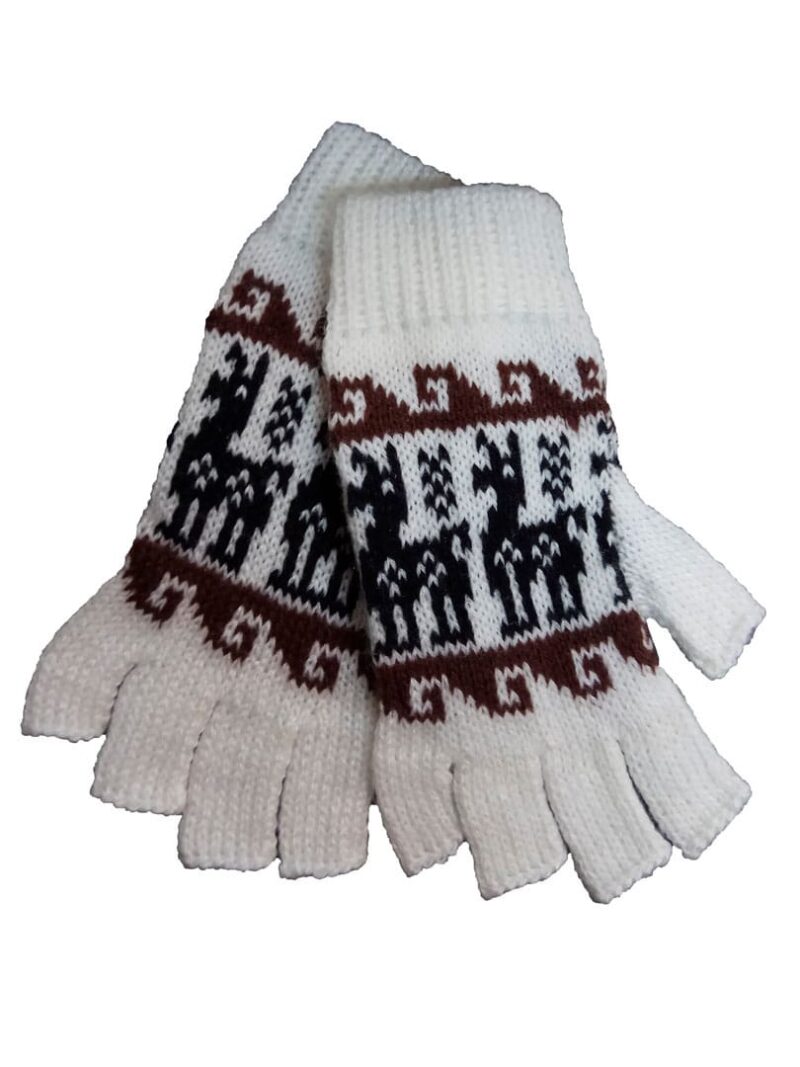 Guantes de Alpaca Sin Dedos