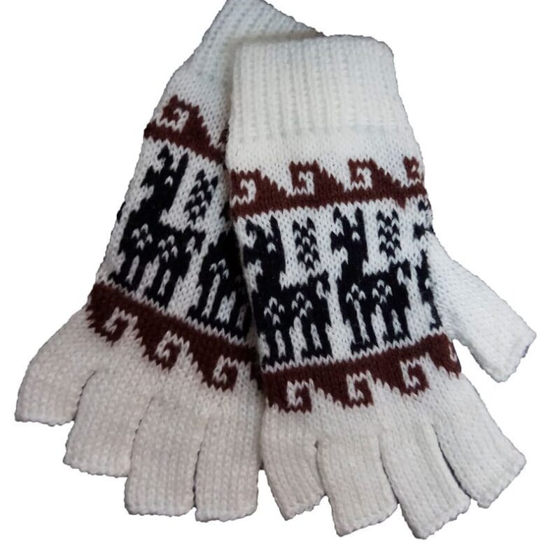 Guantes de Alpaca Sin Dedos