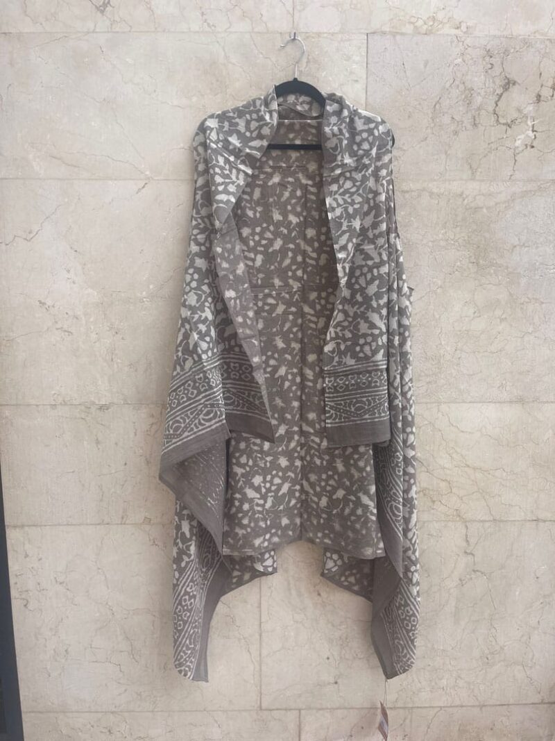 Kaftan Pareo Light Sand Barbara - Imagen 2