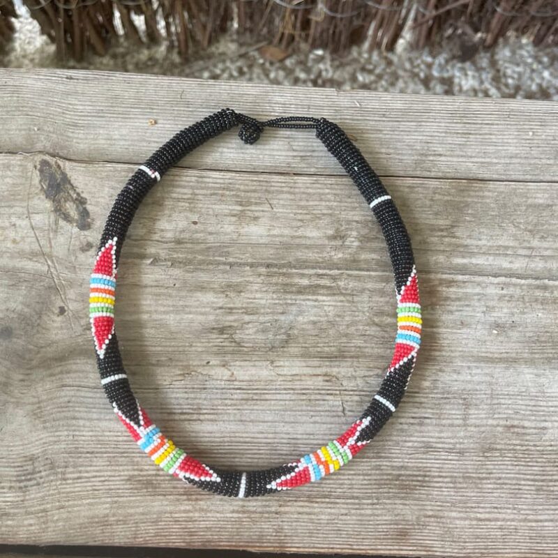 Collar Etnico Gambia Negro