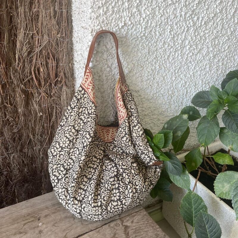 Bolsa de Tela Block Print Ana