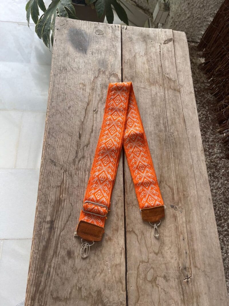 Correa con ante ajustable para bolso Orange
