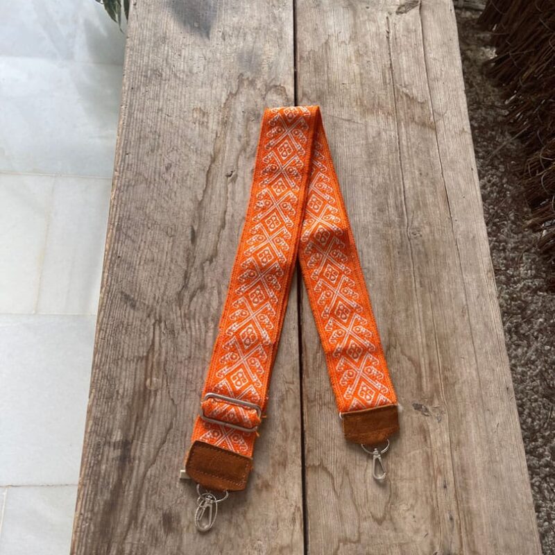 Correa con ante ajustable para bolso Orange