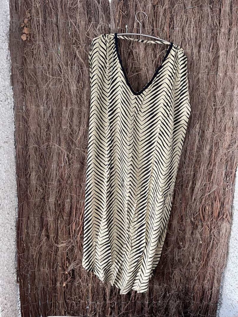 Vestido Tunica Romana Zebra