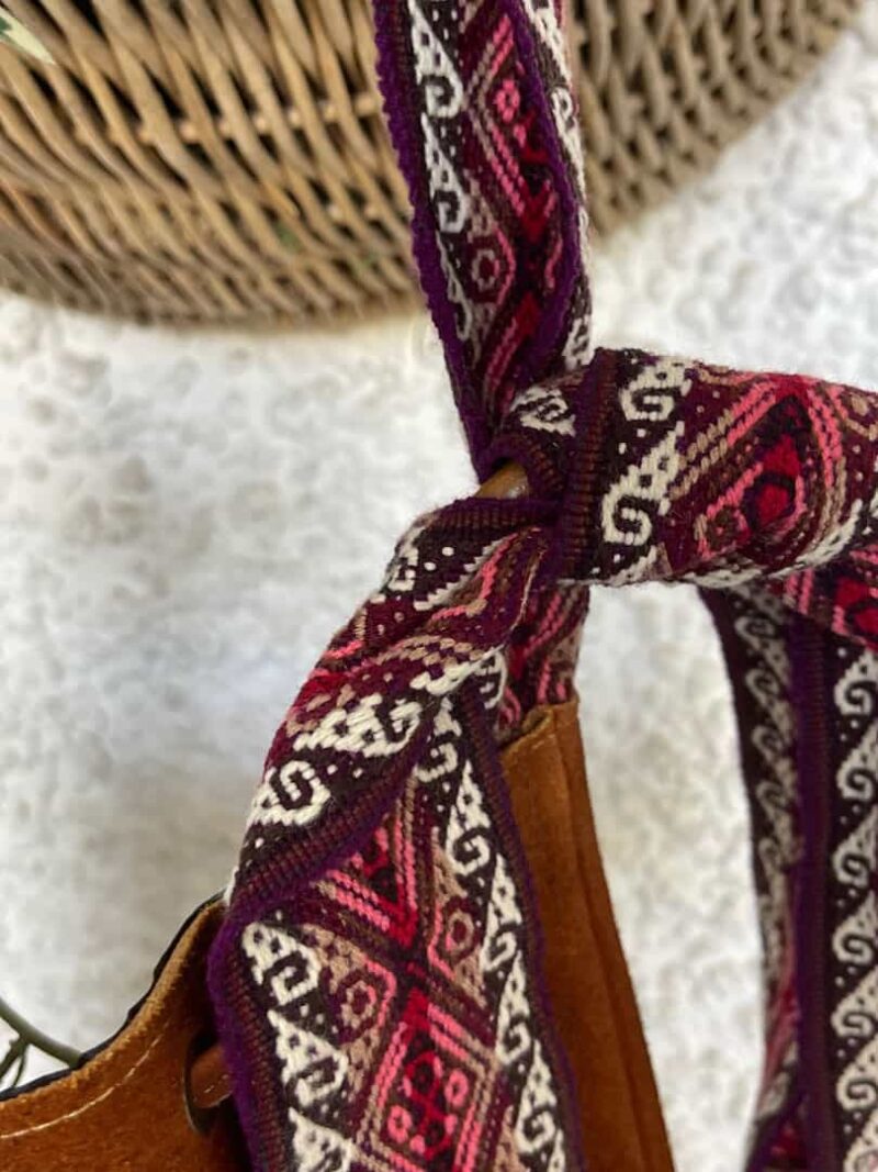 Bolso Ante brownie pequeño - Imagen 3
