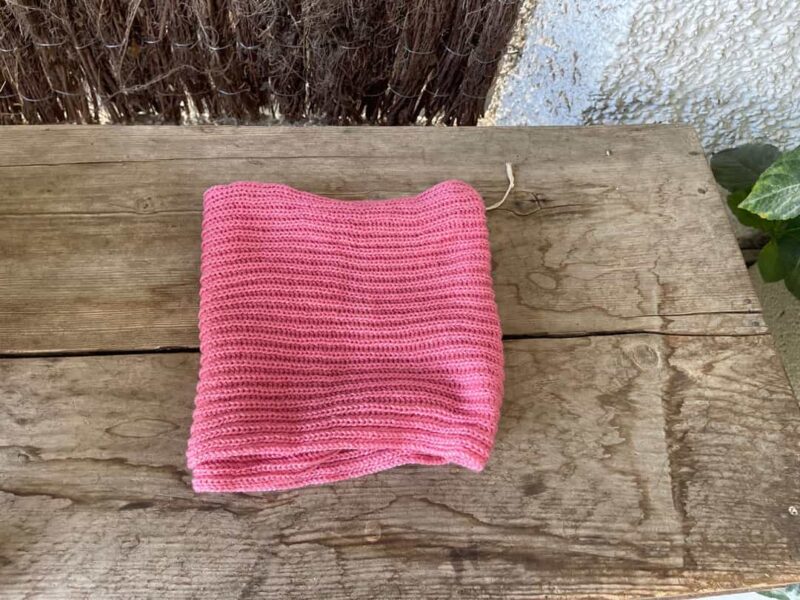 Cuello Lana Rosa - Imagen 2