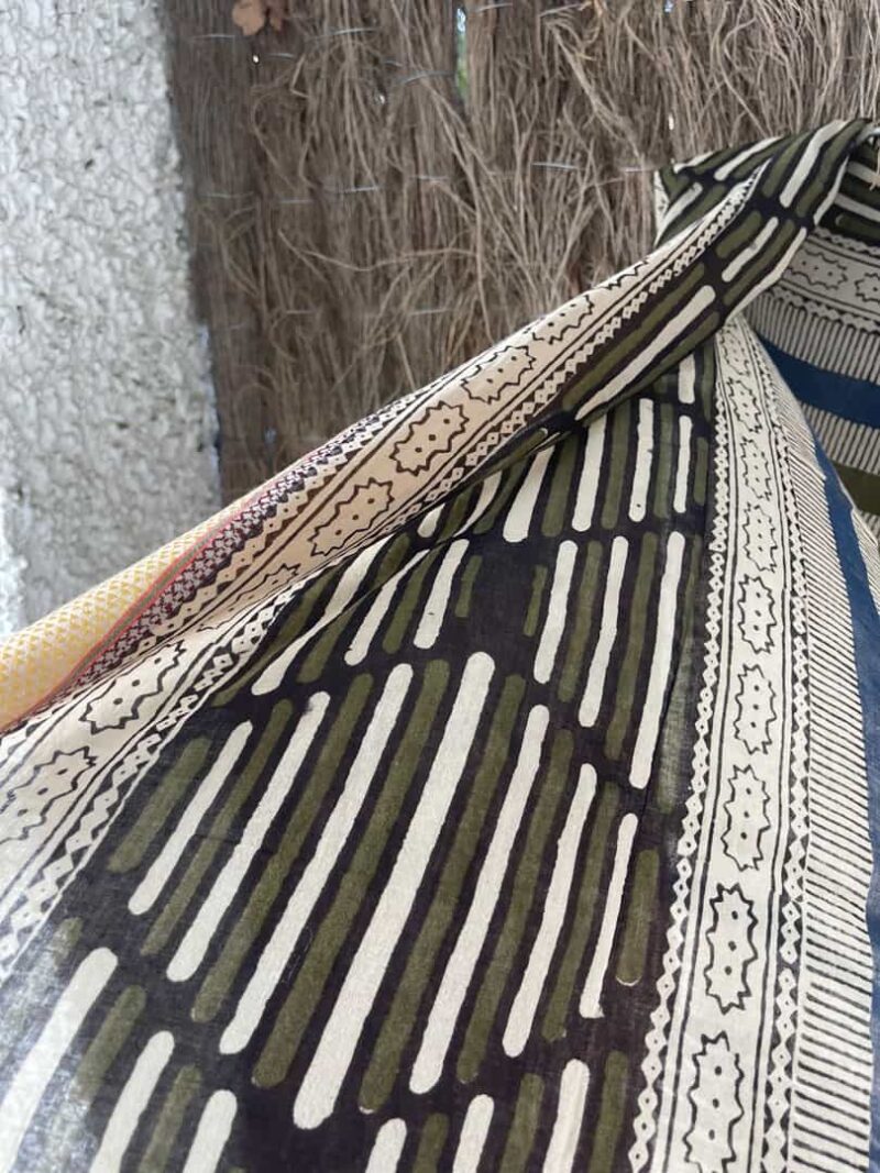 Kaftan Pareo Block Print Sussy - Imagen 11