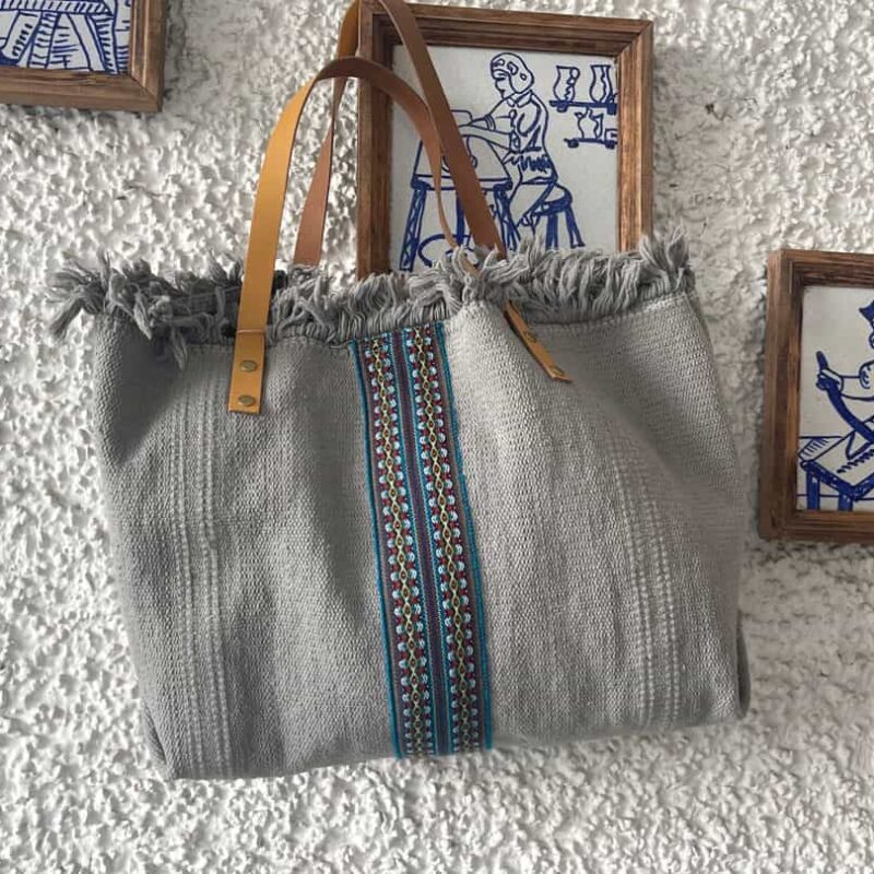 Bolso Lona Lula Gris