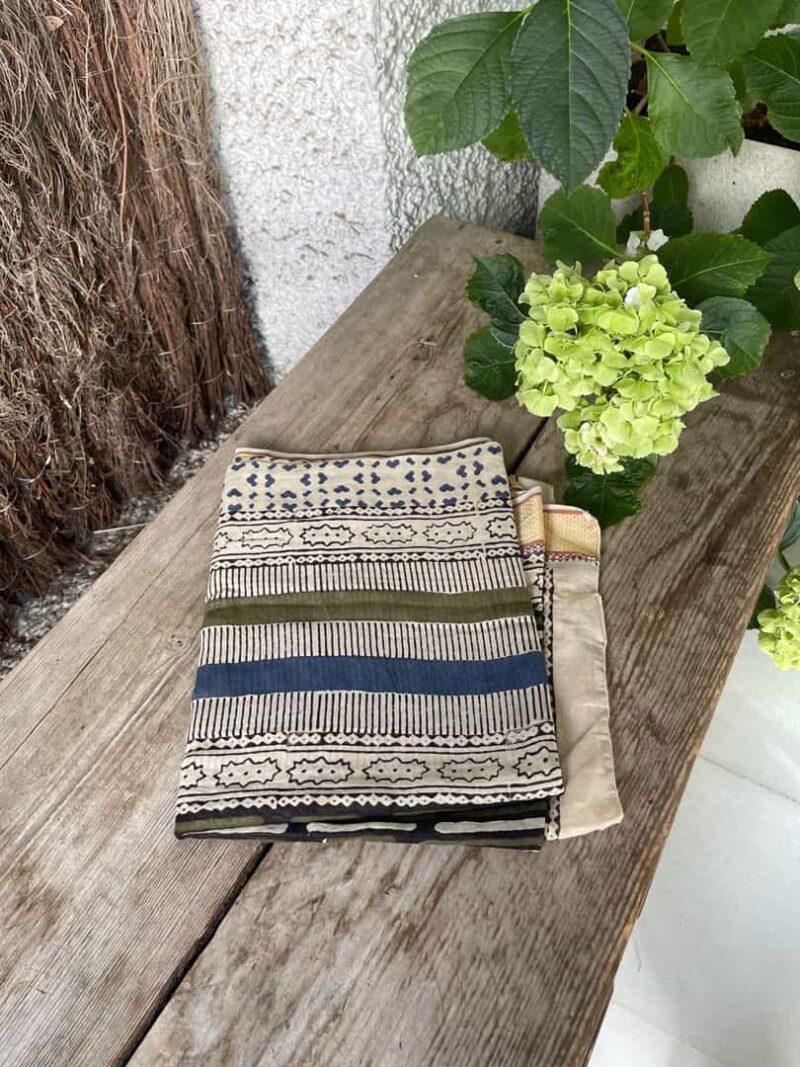 Kaftan Pareo Block Print Sussy - Imagen 10