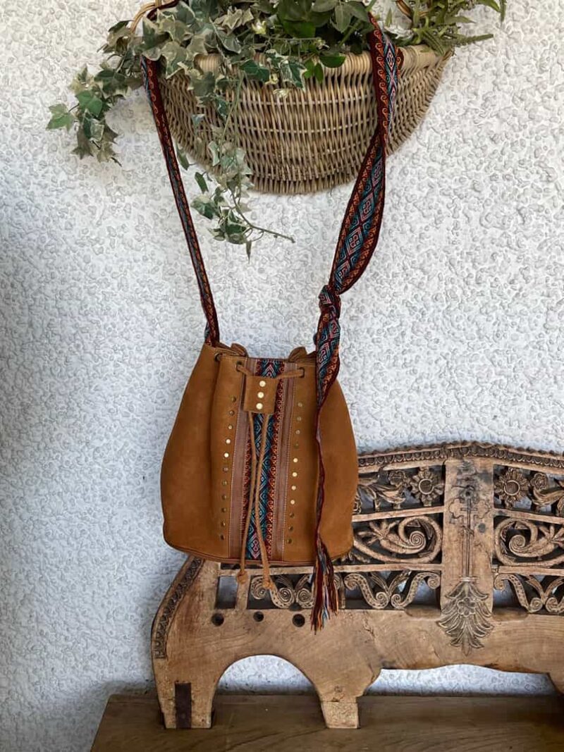 Bolso Ante miel pequeño