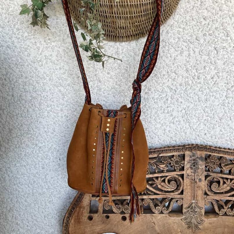Bolso Ante miel pequeño