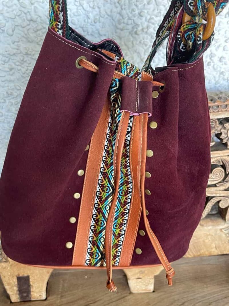 Bolso Ante grana pequeño