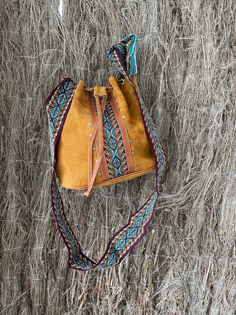 Bolso Ante mostaza - Imagen 2